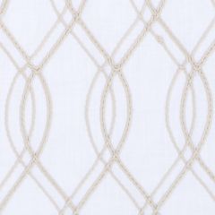 Duralee Snow DA61869-81 Elle Embroideries Collection Multipurpose Fabric