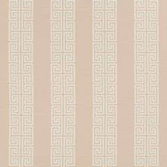 Robert Allen Greek Stripe Blush Color Library Collection Indoor Upholstery Fabric