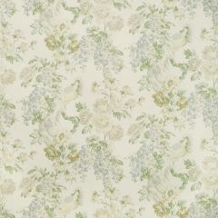 Lee Jofa Montecito Floral Sky / Green 2018139-315 by Suzanne Rheinstein Multipurpose Fabric