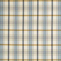 Robert Allen Plaid Affair Denim Color Library Collection Indoor Upholstery Fabric