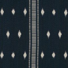 Robert Allen Sunbrella Desta Ikat Batik Blue Essentials Collection Upholstery Fabric