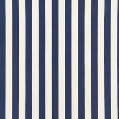 F Schumacher Andy Stripe Navy 71323 Essentials Classic Stripes Collection Indoor Upholstery Fabric