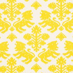 F Schumacher Regalia Yellow 177301 Schumacher Classics Collection Indoor Upholstery Fabric
