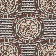 F Schumacher Corfu Black Neutral 74471 Primitive Beauty Collection Indoor Upholstery Fabric