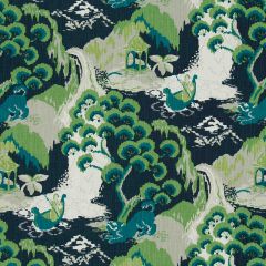 Robert Allen Road To Canton Marrakech Green Home Multi Purpose Collection Indoor Upholstery Fabric