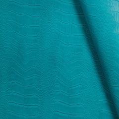 Robert Allen Contract King Croc Turquoise 261649 Indoor Upholstery Fabric