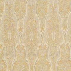 Robert Allen Delhi Delight Brass 262667 Gilded Color Collection Indoor Upholstery Fabric