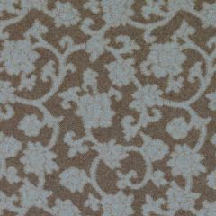 Highland Court HU16124 Aqua / Cocoa 680 Monogram Collection Indoor Upholstery Fabric