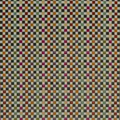 GP and J Baker Clarendon Small Check Multi BF10551-1 Langdale Collection Indoor Upholstery Fabric