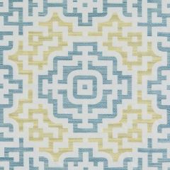 Duralee DU15906 Blue / Yellow 542 Indoor Upholstery Fabric