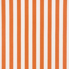 F Schumacher Andy Stripe Orange 71328 Essentials Classic Stripes Collection Indoor Upholstery Fabric