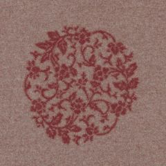 Highland Court HU16123 Red 9 Monogram Collection Indoor Upholstery Fabric