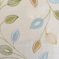 Duralee 32694 Natural / Aqua 693 Indoor Upholstery Fabric