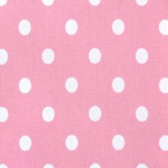 Premier Prints Polka Dot Baby Pink / White Premier Basics Collection Multipurpose Fabric