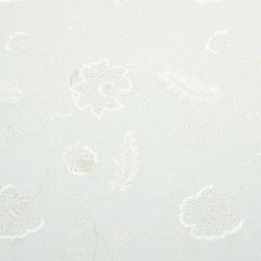 Beacon Hill Fleur Raffia Frost 215446 Linen Embroideries Collection Multipurpose Fabric