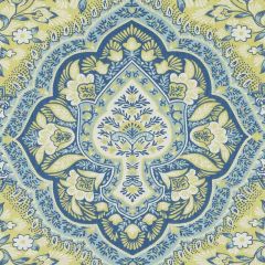 Duralee DE42569 Blue / Yellow 542 Indoor Upholstery Fabric