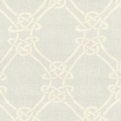 F Schumacher Gordian Weave Natural On Greige 2643921 Indoor Upholstery Fabric