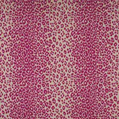 F. Schumacher Iconic Leopard Fuchsia/Natural 175723 Schumacher Classics Collection