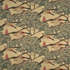 Mulberry Home Flying Ducks Camel / Grey FD205-L18 Multipurpose Fabric