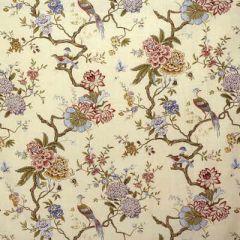 GP and J Baker Oriental Bird Stone R1398-3 Mallory Collection Multipurpose Fabric