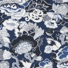 Duralee Kiji Navy 72093-206 Zen Garden Wovens and Prints Collection Multipurpose Fabric