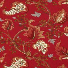F Schumacher Fox Hollow Tomato And Brass 2639646 Indoor Upholstery Fabric