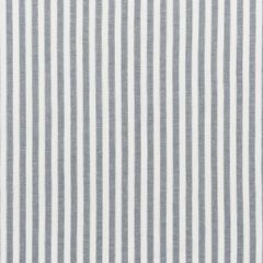 F Schumacher Regatta Linen Stripe Lagoon 70031 Essentials Sheers Casements Collection Indoor Upholstery Fabric