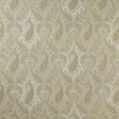 F Schumacher Sarawak Paisley Alabaster 174381 Indoor Upholstery Fabric
