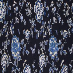 Beacon Hill Peony King Navy 234593 Floating World Collection Multipurpose Fabric