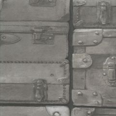 Kravet Luggage Gunmetal AMW10008-21 Andrew Martin Engineer Collection Wall Covering