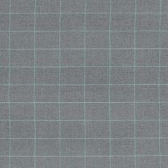 F Schumacher Bancroft Wool Plaid Oxford Grey 66773 Luxe Lodge Collection Indoor Upholstery Fabric