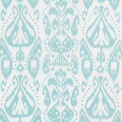 F Schumacher Kiva Embroidered Ikat Sky 69481 Ikat Collection Indoor Upholstery Fabric
