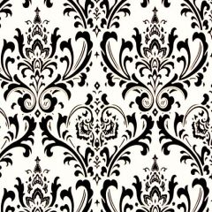 Premier Prints Traditions Black White Multipurpose Fabric