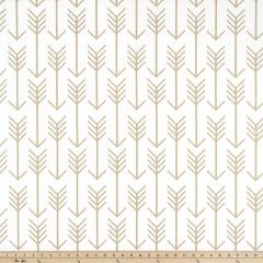 Premier Prints Arrow White Athena Gold Multipurpose Fabric