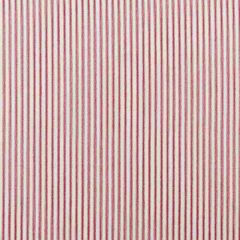 Clarke and Clarke Sutton Red F0420-06 Ticking Stripes Collection Upholstery Fabric