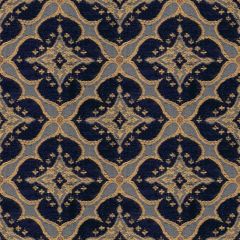 Kravet Ornament Accent Indigo 28828-450 Indoor Upholstery Fabric