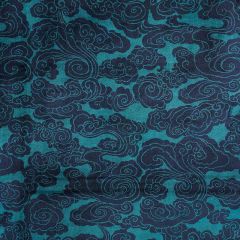 F Schumacher Sozan Velvet Peacock 74061 Cut and Patterned Velvets Collection Indoor Upholstery Fabric