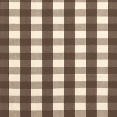 F Schumacher Camden Cotton Check Java 63041 Indoor Upholstery Fabric