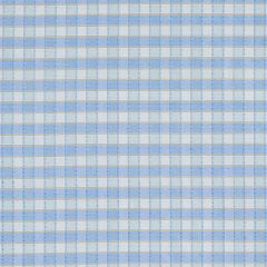 F Schumacher Ingrid Silk Check Sky 3453005 Rhapsody In Blue Collection Indoor Upholstery Fabric