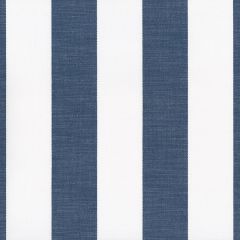 Perennials Go to Stripe Blue Jean 570-501 Natural Selection Collection Upholstery Fabric