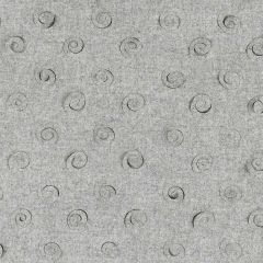 F Schumacher Curlicue Grey 55361 Indoor Upholstery Fabric