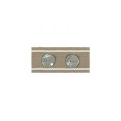 Duralee Tape - Button 7250-281 Sand Interior Trim