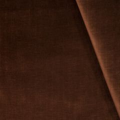 Robert Allen Strie Velvet Henna 240867 Drenched Color Colection Indoor Upholstery Fabric