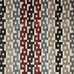 Kravet Couture Chain Velvet Paprika / Grey 35856-921  Indoor Upholstery Fabric