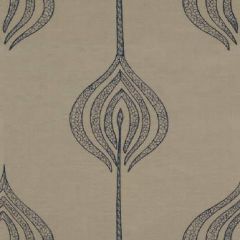 Lee Jofa Modern Tulip Embroidery Blue GWF-2928-50 by Allegra Hicks Indoor Upholstery Fabric