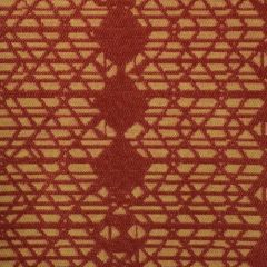 Duralee Contract 90878 69-Gold / Red 376874 By Jalene Kanani Indoor Upholstery Fabric