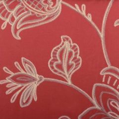 Highland Court 800291H 203-Poppy Red 380690 Silk Traditions Collection Drapery Fabric