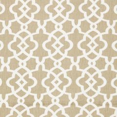 F Schumacher Summer Palace Fret Sand 174590 Indoor Upholstery Fabric