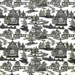 F Schumacher Nanjing Smoke 174433 Exuberant Prints Collection Indoor Upholstery Fabric