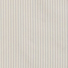 F Schumacher Charee Silk Stripe Blue and White 60921 Essentials Stripes II Collection Indoor Upholstery Fabric